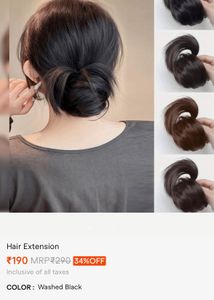 Chic Messy Bun Hair Piece