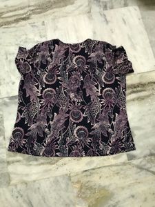 Floral Print Short Sleeve Top