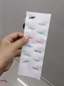 Cute Heart &amp; Classic Snap Hair Clips Set