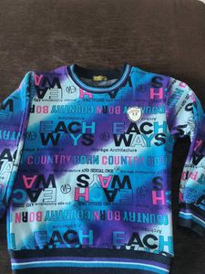 Trendy Graphic Print Sweatshirt