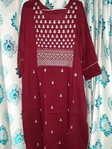 Maroon Kurti