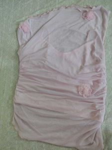 Chic Pink Ruched Tunic Top