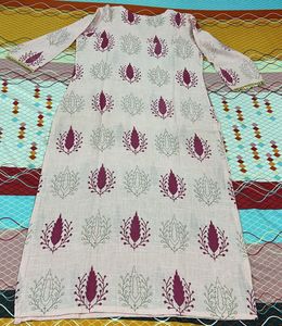 Pink Printed Kurta and Pant Set