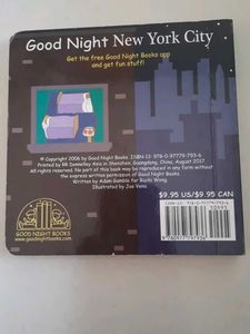 Good Night New York City Children's Book