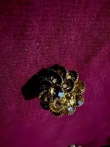 Ethnic Peacock &amp; Floral Ring Set