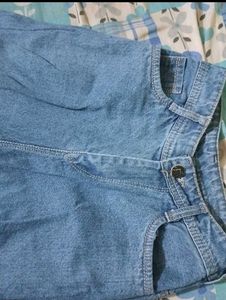 Ripped Blue Denim Jeans