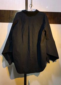 Black Balloon Sleeve Shirt