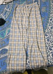 Y2K Plaid Wide Leg Pants