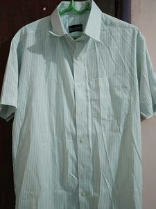 Men's Striped Short Sleeve Shirt