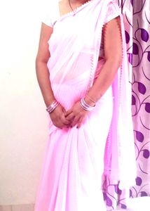 Baby Pink Colour Saree