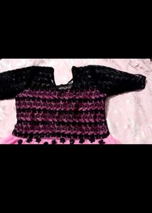 Pink &amp; Black Party Dress