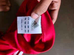 Adidas Red Sleeveless Athletic Shirt