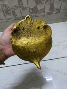 Beautiful Ganesh Lakshmi Ji Peepal Patta Diya