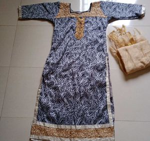 Stylish Salwar Kameez with Dupatta Wit