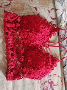 Red Lace Bralette