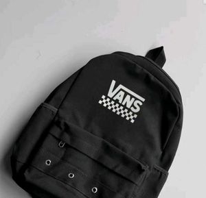 Vans Black Checkerboard Backpack