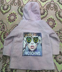 Cute Kids' Patchwork Hooded Jacket