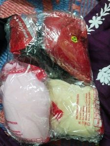 4 Pcs Bra Set - Red, Pink, Cream & black