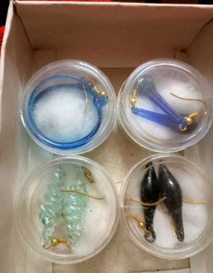 Set of 4 Pairs plastic Earrings