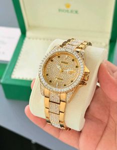 Rolex Sparkling Gold-Tone Watch