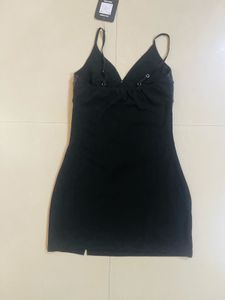 Sparkly Black Mini Dress
