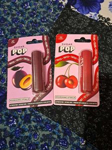 Sugar Pop Tinted Lip Balm Duo - Plum &amp; Cherry