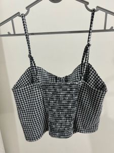 Gingham pattern Cami Top