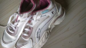 Fashion Sneakers - Pink &amp; White