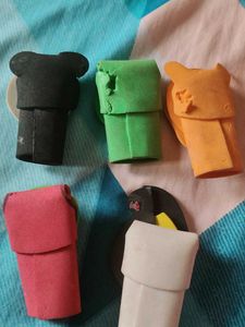 Handmade Animal Finger Puppets - Set of 5