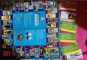 "Smilemakers International Business Board Game - Family Fun with Money &amp; Assets Games - Includes Game Board, Pawns, Dice, Houses, Cards, and More - Recommended for Ages 4-6+ - Made in India"