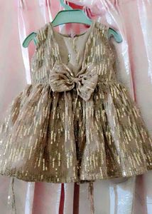 2 Baby Girls Designer Frock and skirt