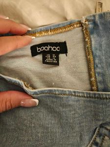 Denim Corset Top
