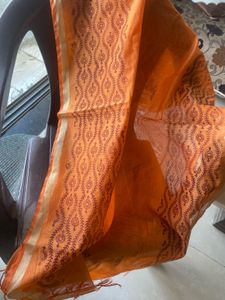 Womens Block Printed Chanderi Dupatta