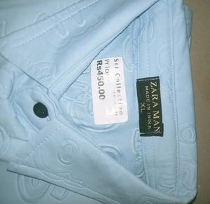 Zara Sky Blue XL Shirt