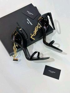 Saint Laurent Black Patent Heels