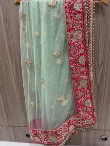 💖 Designer Pink &amp; Mint Green Lehenga for Sale
