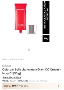 Colorbar Insta Glam CC Cream