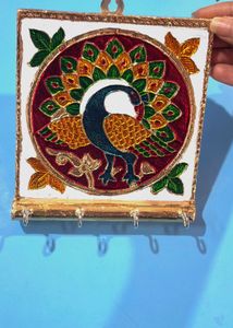 Peacock Design Key Holder