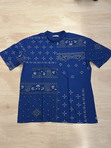 Zara - Blue Patterned T-Shirt