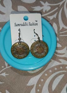 Unique Round Dangle Earrings