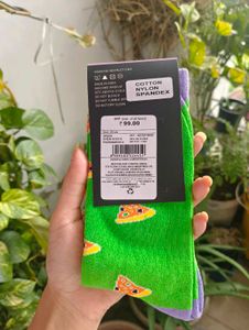 SHEIN Ladies Pizza Ankle Socks
