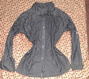 Classic Striped Button-Down Shirt