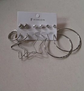 Fashion Earrings Set of 6