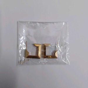 Geometric Square Hoop Earrings