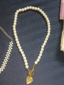 Elegant Pearl Necklace Set of 2