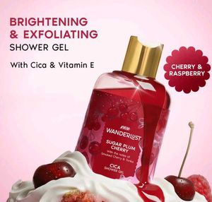 Plum Cherry Perfume Shower Gel