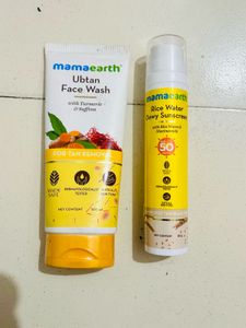 Mamaearth Face Wash & Sunscreen