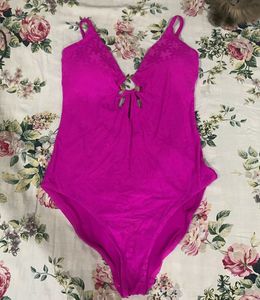 Vibrant Pink One-Piece Swimsuit