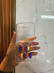 Bandhani print Press-On Nails Set