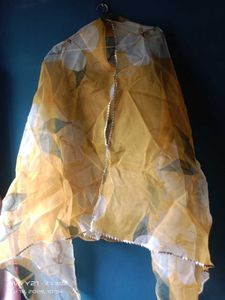 Yellow Floral Ethnic Gown